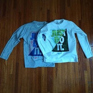 2 nike long sleeve shirts